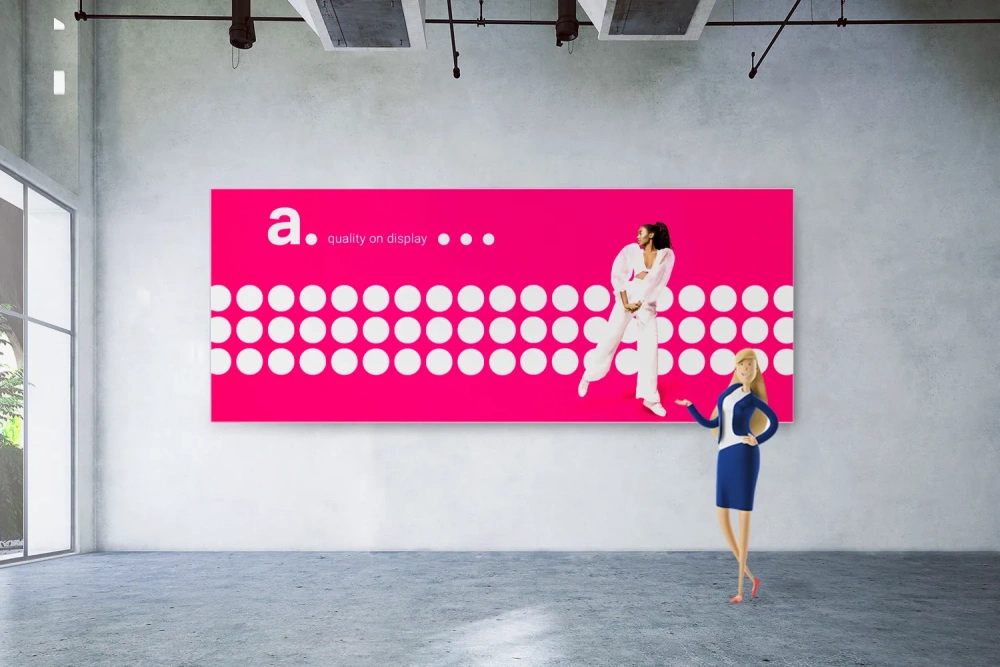 Wall-hung lightboxes