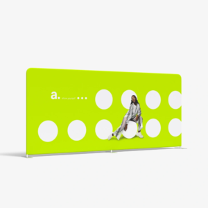 Print-only adWall Vario straight 500 Ø43 double sided