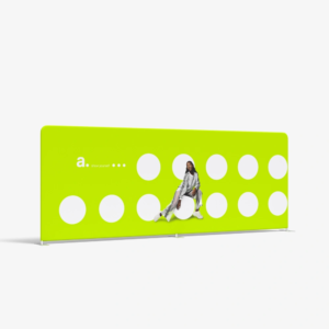 Print-only adWall Vario straight 600 Ø43 double sided