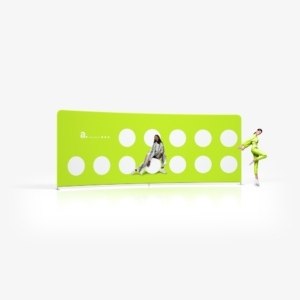 adWall Vario curved Light 600 double sided