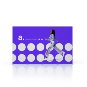 mFrame exhibition stand - 4x3 I - shaped layout