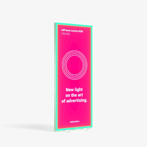 adFrame Lumina RGB 100x250 cm double sided